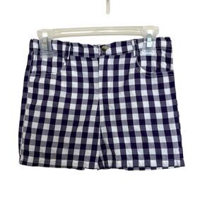 ATUN | Girls Purple & White Gingham Plaid Shorts Size 6-7